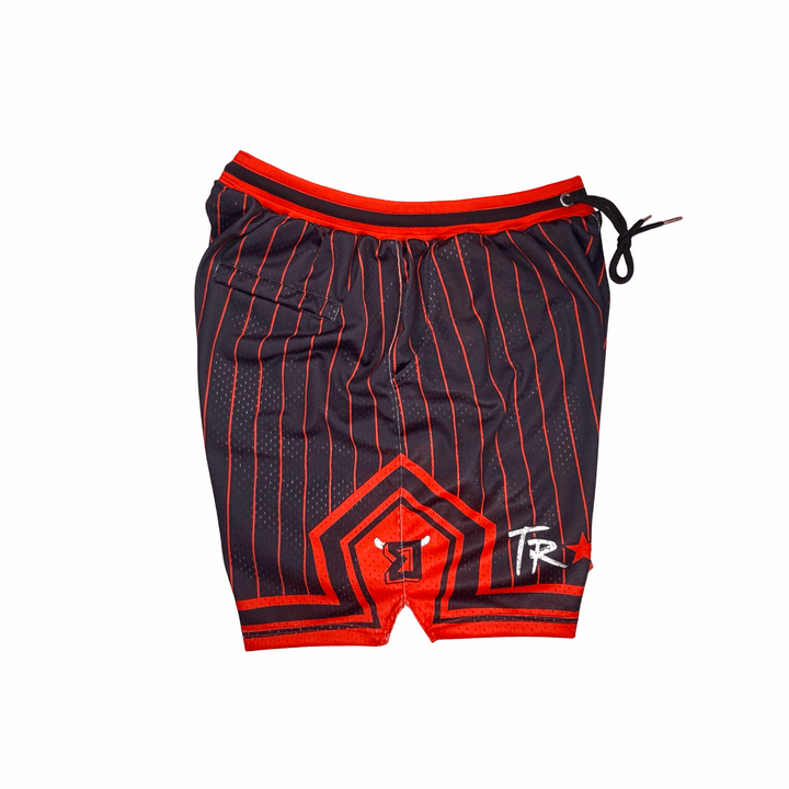 Basketball Shorts – Mesh Pro (Pinstripe X-Out) Trap'n Shorts