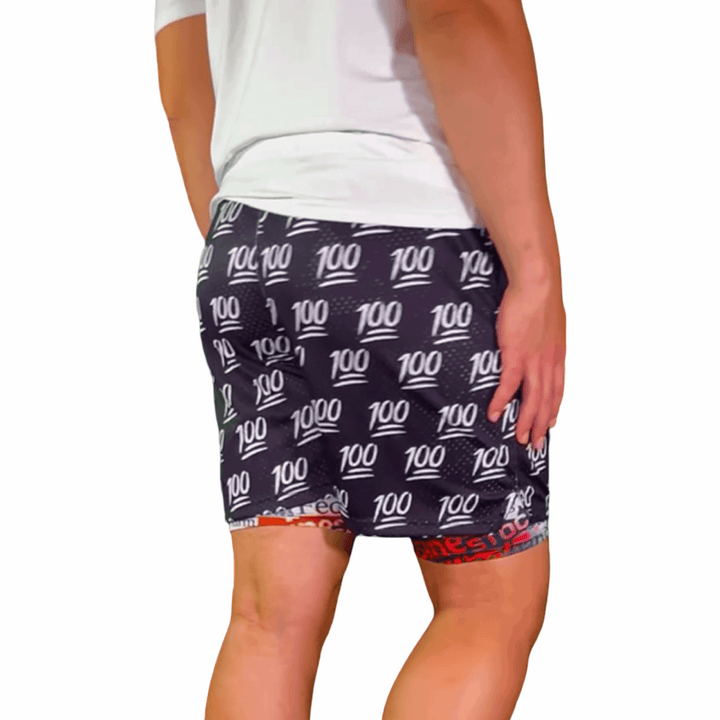 100 | Mesh Dry-Fit Basketball Shorts | ALL Sizes Trap'n Shorts