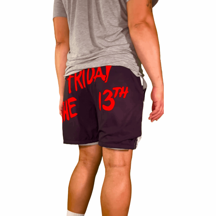 JASON F13 | Dry-Fit Athletic Shorts - ALL Sizes Trap'n Shorts