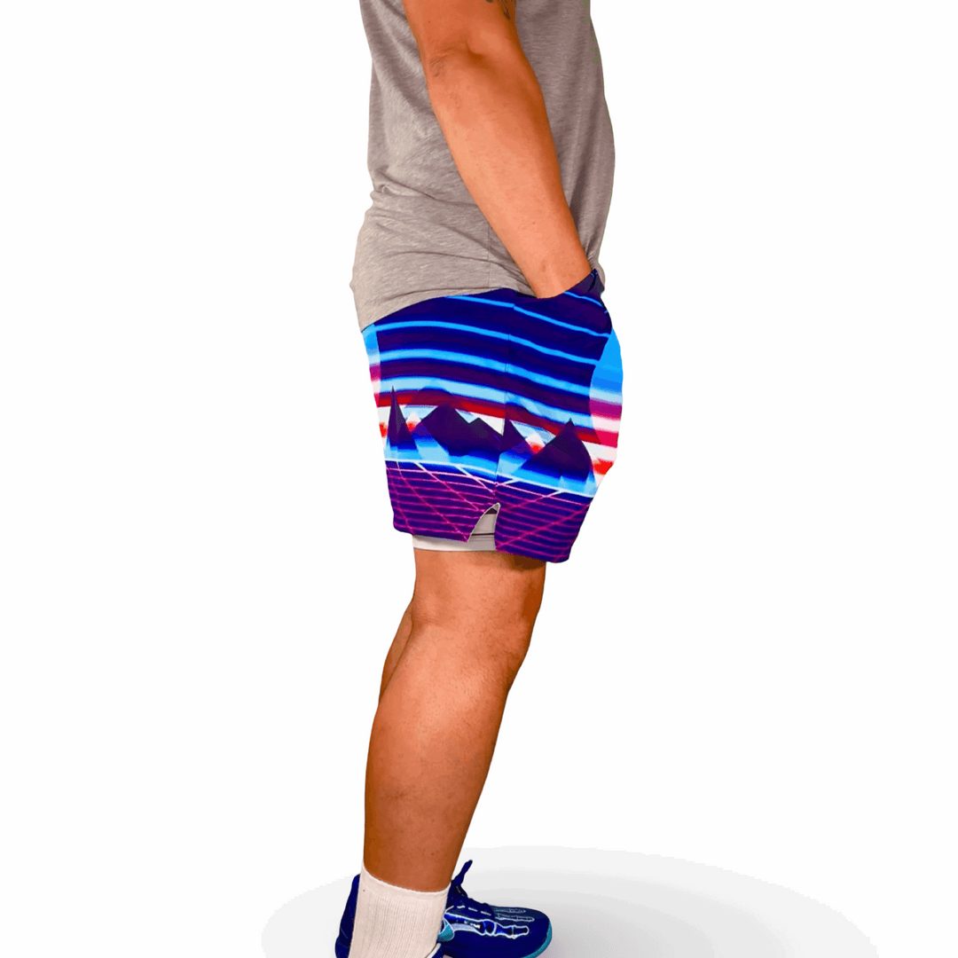 MOONRUNNER GO | Water Repellent 4-Way Stretch Dry-Fit Trunks Trap'n Shorts
