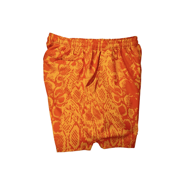 Basketball Shorts – GO Fast Dry (Orange Venom) Trap'n Shorts