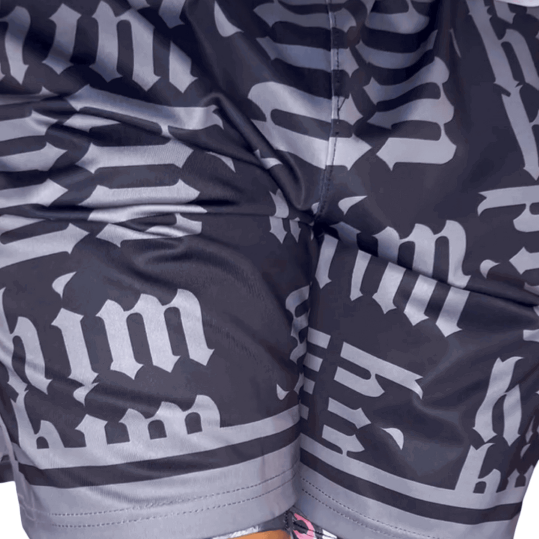 HiM BLACKOUT | Dry-Fit Basketball Shorts | ALL Sizes Trap'n Shorts
