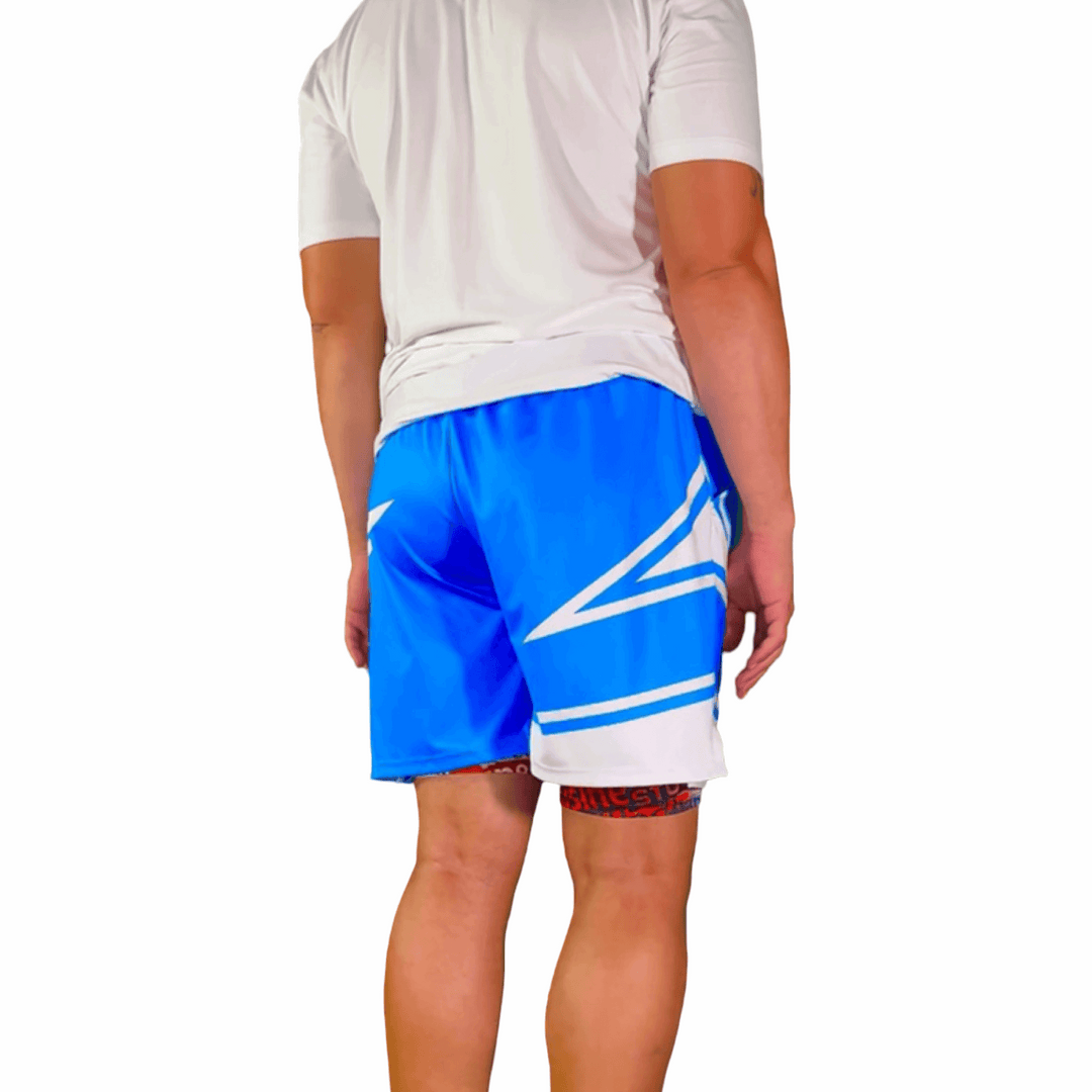 WILDCAT SKY | Dry-Fit Basketball Shorts - ALL Sizes Trap'n Shorts