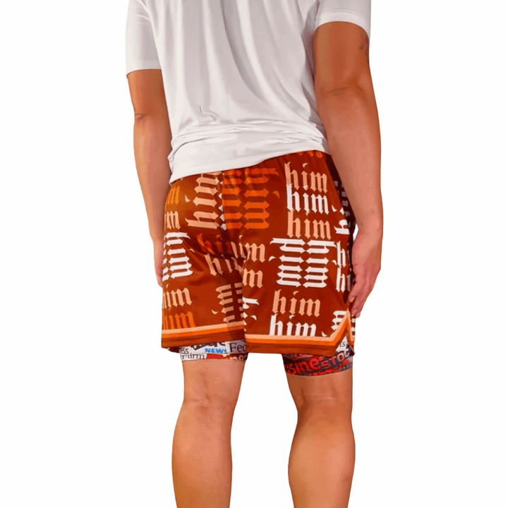 HiM COFFEE | Dry Fit Athletic Shorts - ALL Sizes Trap'n Shorts