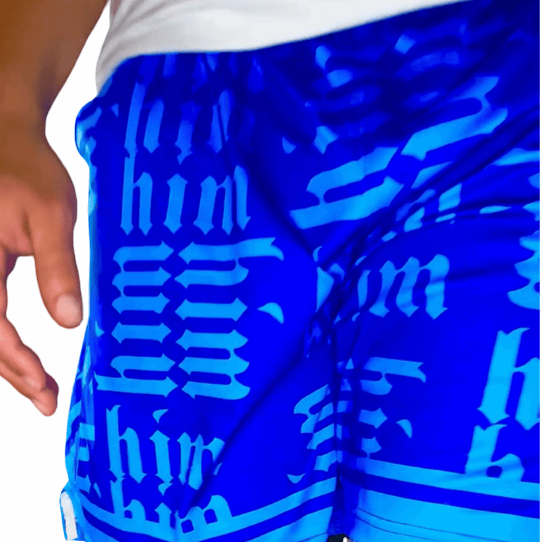 Basketball Shorts – Soft Quick-Dry (HIM X-Ray Blue) Trap'n Shorts