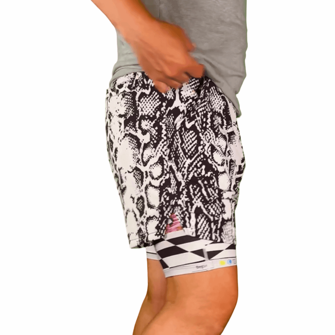 Yt MAMBA | Water Repellent 4-Way Stretch Dry-Fit Shorts - ALL Sizes Trap'n Shorts