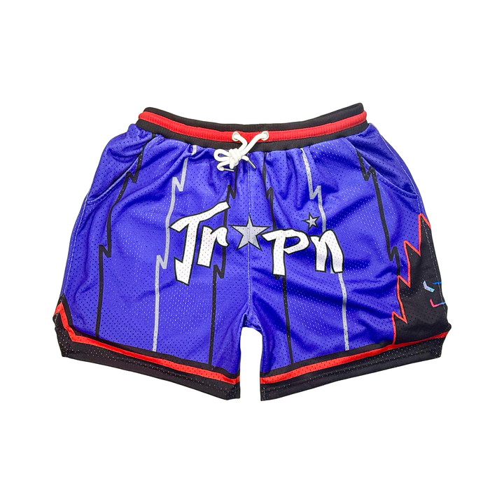 TRAPTOR | Authentic Pro Mesh Basketball Shorts (Retro-Inspired)