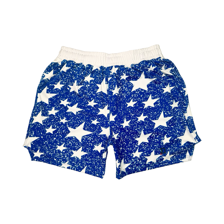 SnowStars Navy Soft-QD Basketball Shorts — Dry Fit (New)