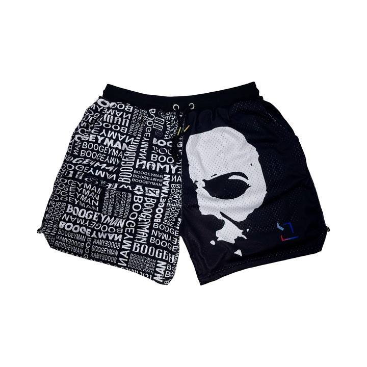 Trap Boogeyman Pro-Style Mesh Basketball Shorts — Premium