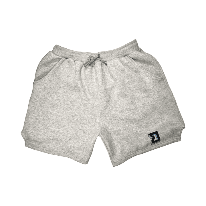 TRAPN GRAY Hoodie Shorts | Logo Jogger Shorts (Matching Hoodie)