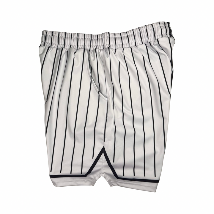 2Face Black and White Soft-QD Athletic Shorts — Dry Fit