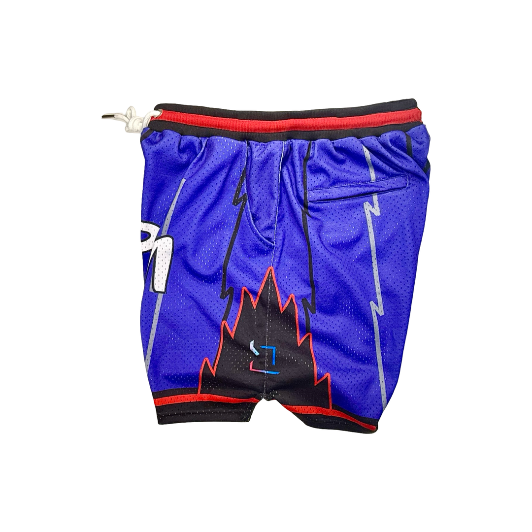 TRAPTOR | Authentic Pro Mesh Basketball Shorts (Retro-Inspired)