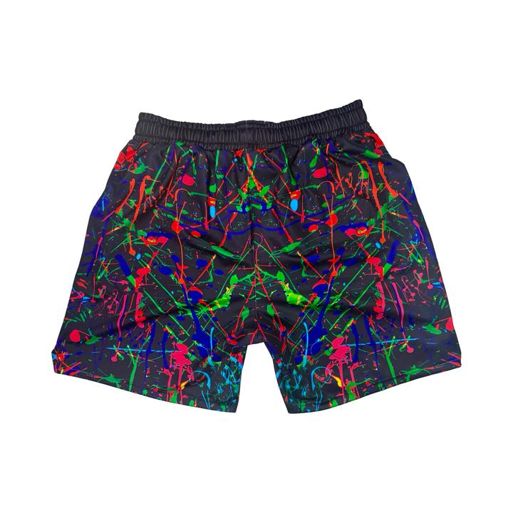 PAINTd Black Soft-QD Basketball Shorts — Dry Fit