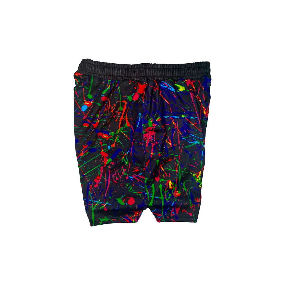 PAINTd Black Soft-QD Basketball Shorts — Dry Fit