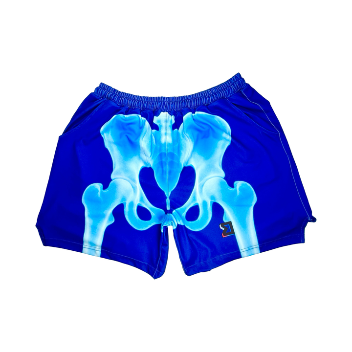 Basketball Shorts – Quick Dry (X-Ray Blue) Trap'n Shorts