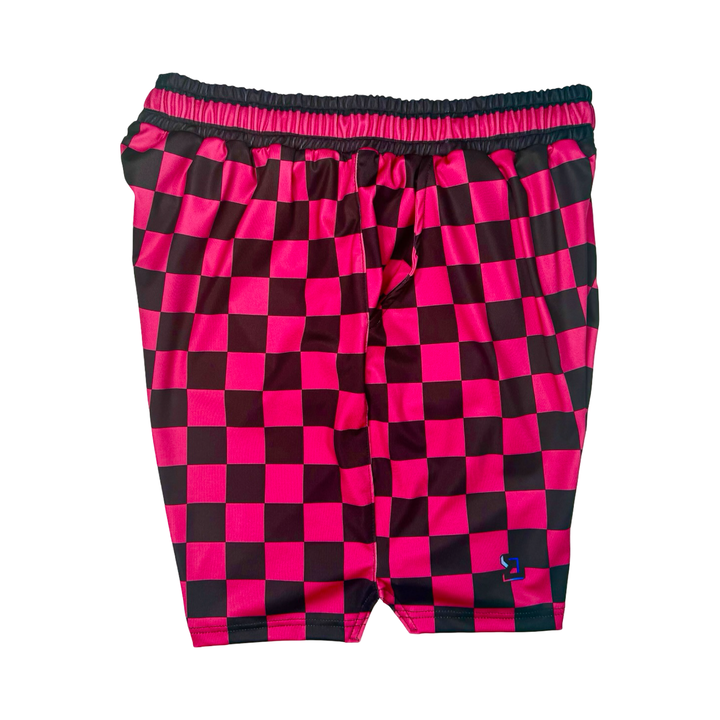 Checkmate Pink Soft-QD Basketball Shorts — Dry Fit