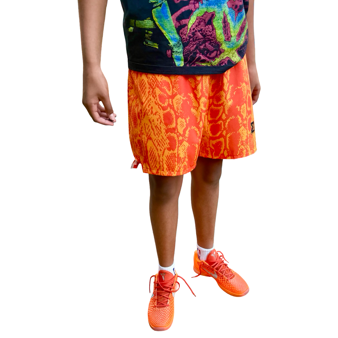 ORANGE Mamba GO | Water Repellent Dry-Fit Shorts - ALL Sizes
