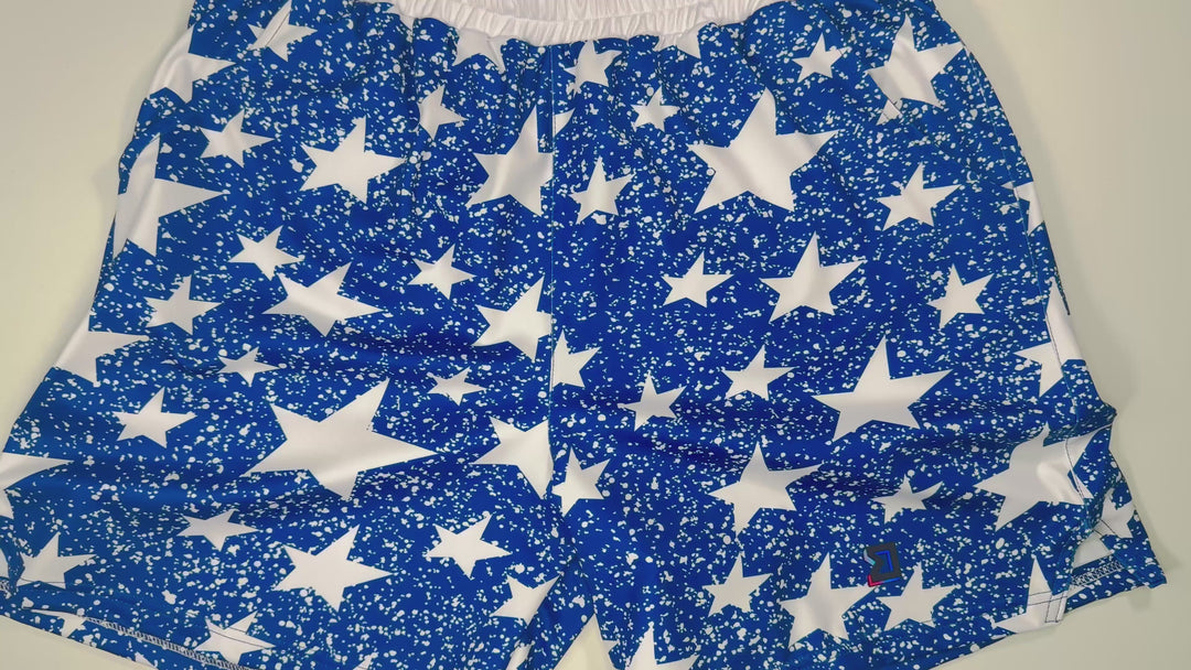 SnowStars Navy Soft-QD Basketball Shorts — Dry Fit (New)