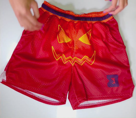 JACKO Mesh Dry-Fit Basketball Shorts by Trap'N Shorts 🎃🏀🔥