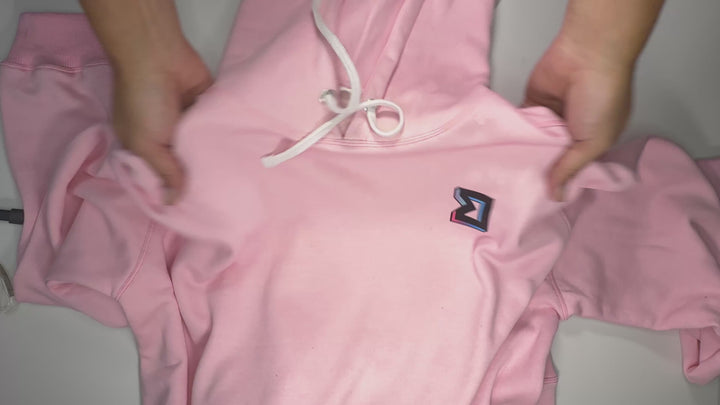 Premium Pink Hoodie – Lightweight Loopback