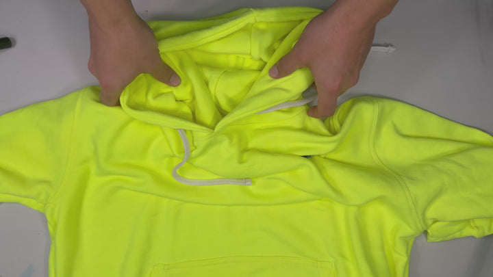 Bolt Neon Loopback Terry Hoodie — Premium Cotton