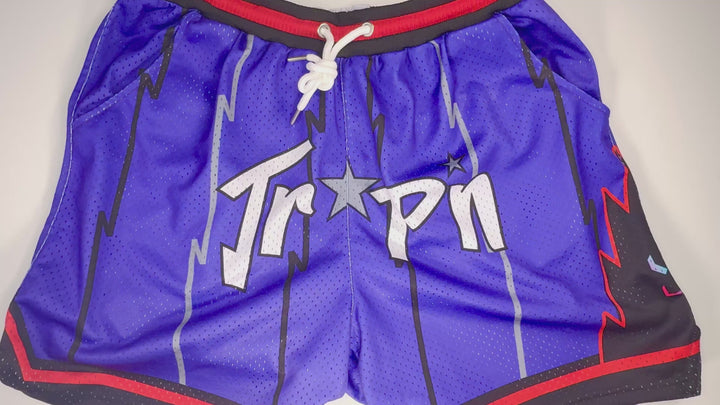 TRAPTOR | Authentic Pro Mesh Basketball Shorts (Retro-Inspired)