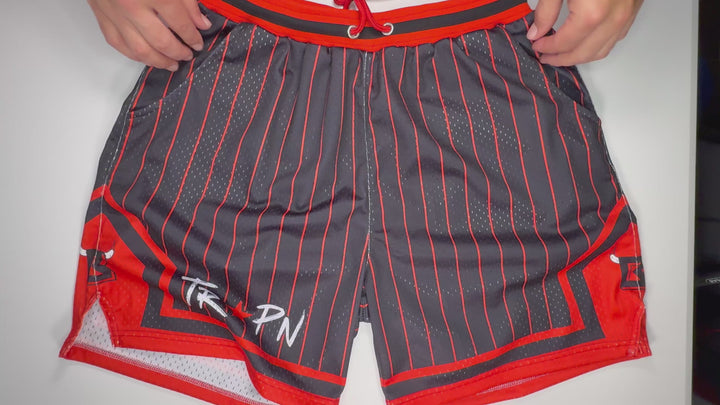 TRAP STRIPES | Authentic Pro Mesh Basketball Shorts