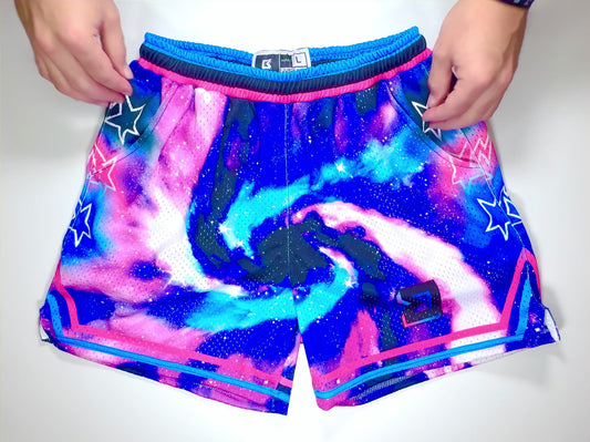 1NF1N1TY STARs Dry-Fit Shorts – by Trap'N Shorts 🌌🚀💫