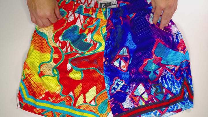 WhatThe Mesh Basketball Shorts — Breathable Performance