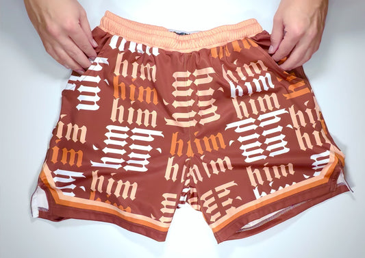 HiM Dry Fit Shorts - COFFEE ☕🔥