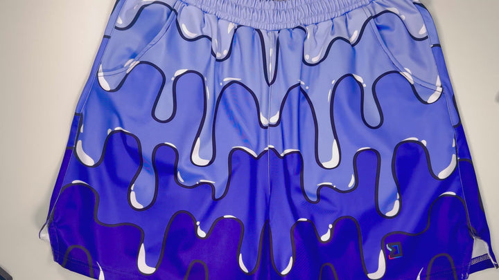 Drip’n Purp Soft-QD Basketball Shorts — Premium Materials