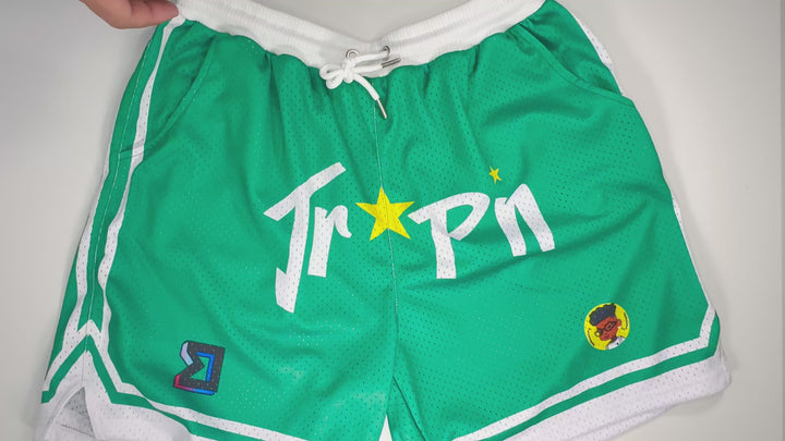 TRAP LEGEND | Authentic Pro Mesh Basketball Shorts (Retro-Inspired)