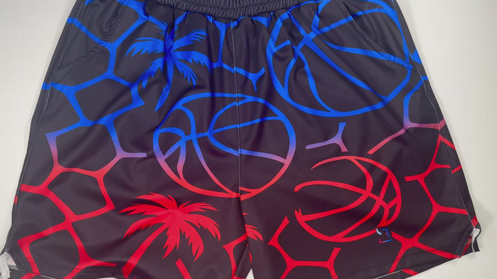 Beach Ball Soft-QD Basketball Shorts — Dry Fit