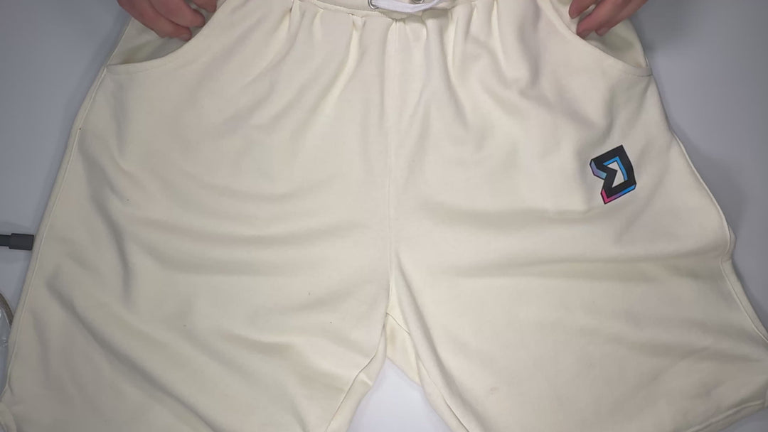 Premium Mello Yellow Jogger Shorts – Breathable Loopback Non-Fleece