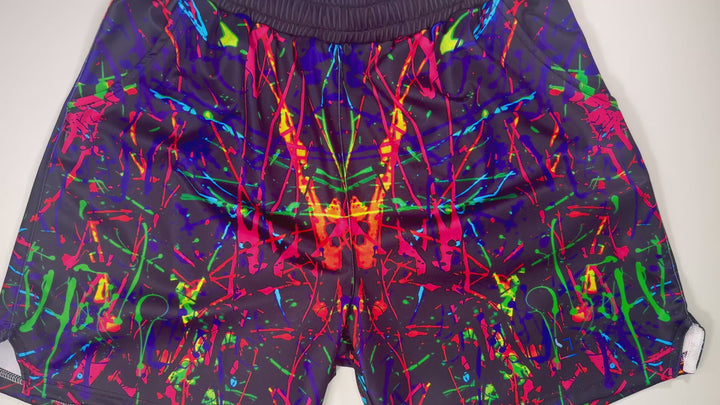 PAINTd Black Soft-QD Basketball Shorts — Dry Fit