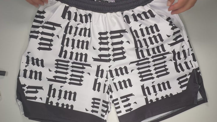 HIM W/B Soft-QD Basketball Shorts — Dry Technology