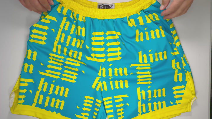 Basketball Shorts – Soft Quick Dry (Him Aqua)