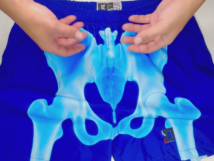 X-RAY GO | Blue Dry-Fit Basketball Shorts (Kobe 5 Protro Match)