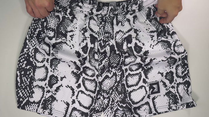 White Mamba 25 Soft-QD Basketball Shorts — Dry Technology