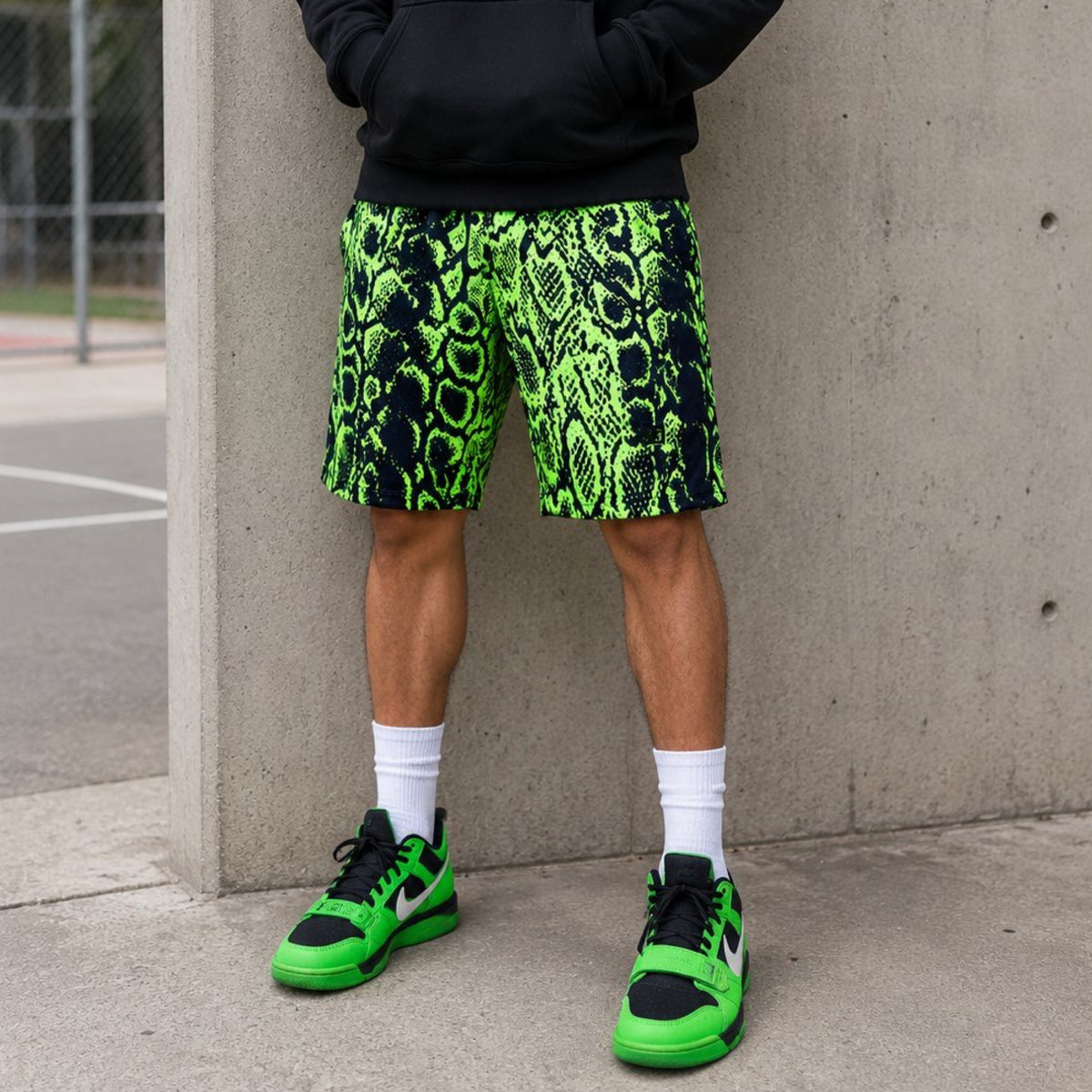 Alien Mamba Mesh Basketball Shorts — Dry Fit