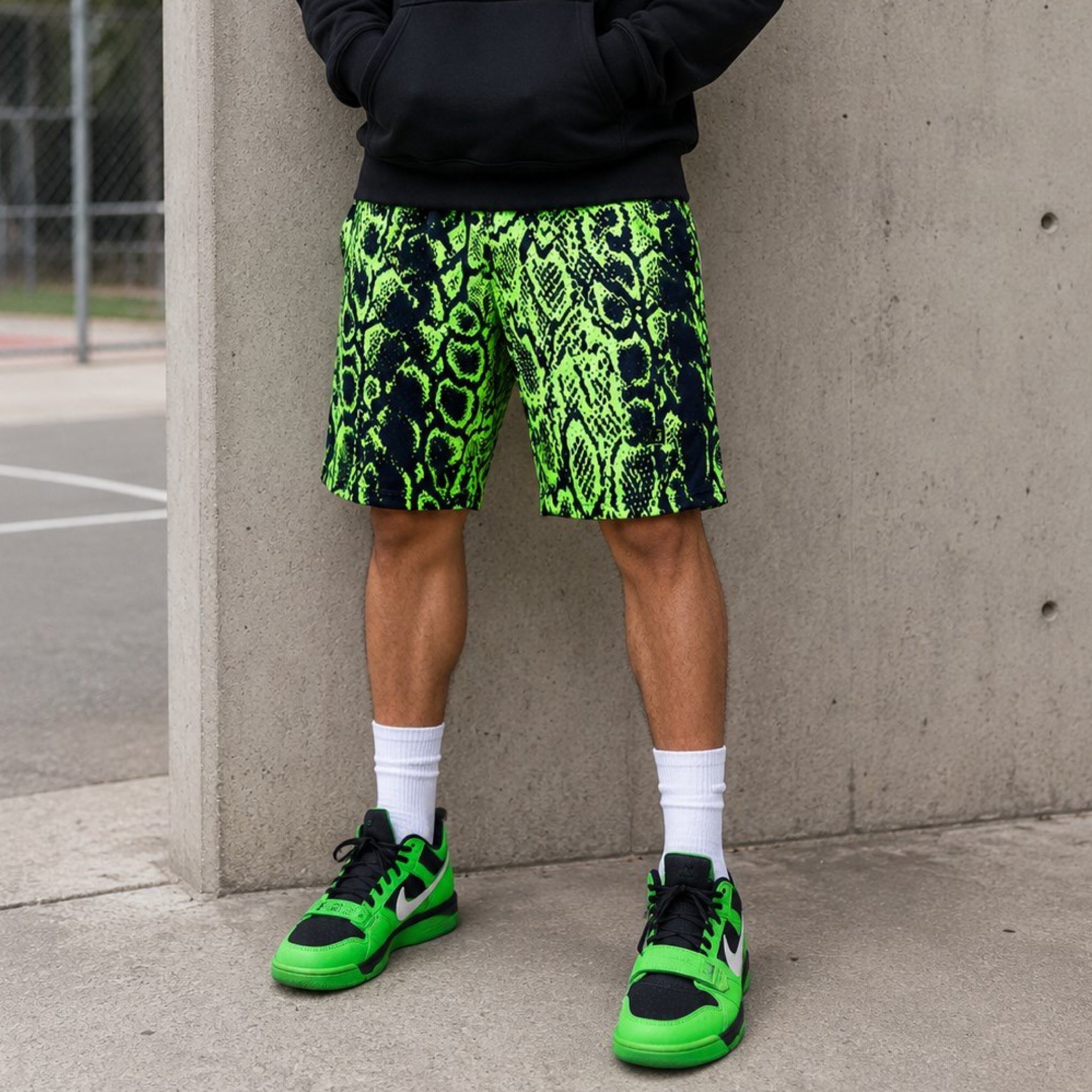 Alien Mamba Mesh Basketball Shorts — Dry Fit