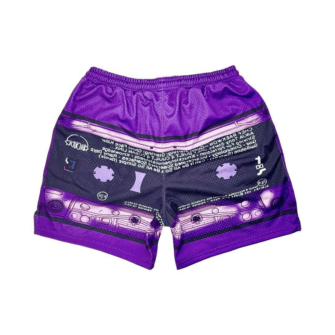 Basketball Shorts – Mesh (Purple Tape) Trap'n Shorts