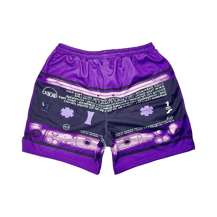 Basketball Shorts – Mesh (Purple Tape) Trap'n Shorts