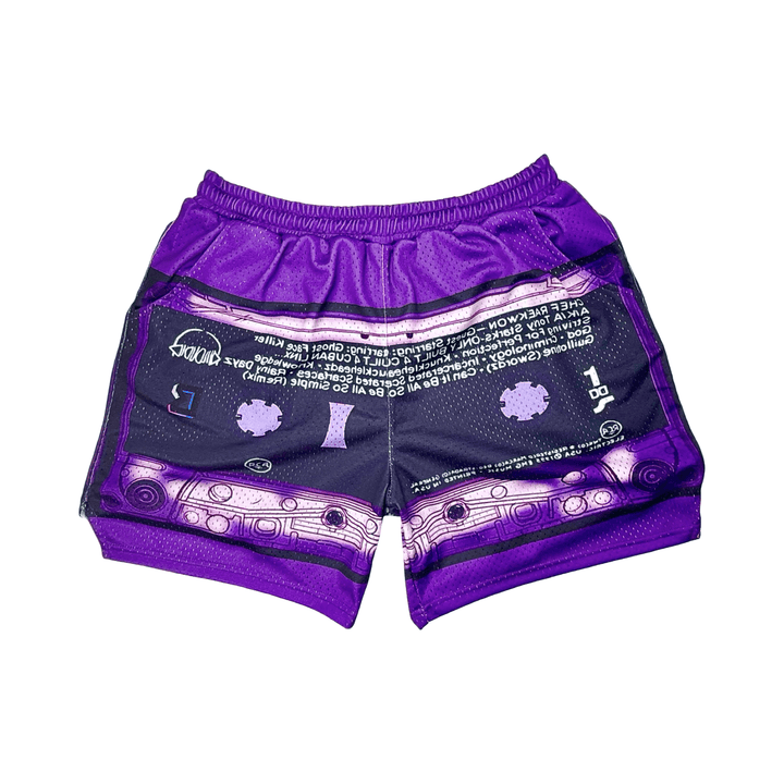 Basketball Shorts – Mesh (Purple Tape) Trap'n Shorts