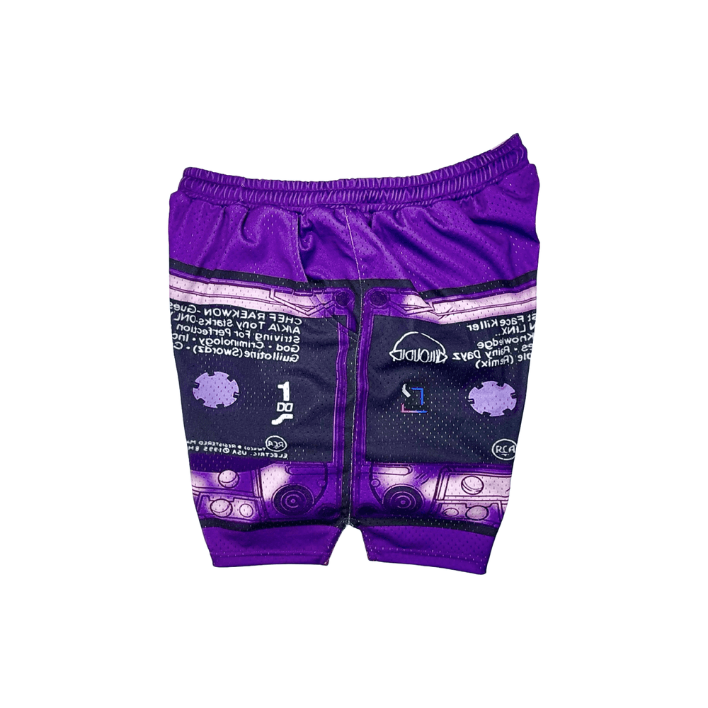 Basketball Shorts – Mesh (Purple Tape) Trap'n Shorts