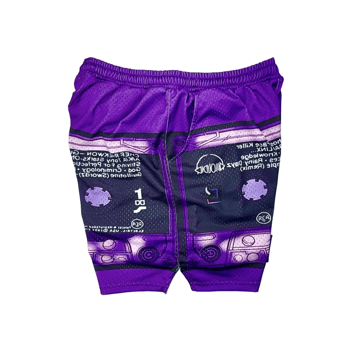 Basketball Shorts – Mesh (Purple Tape) Trap'n Shorts