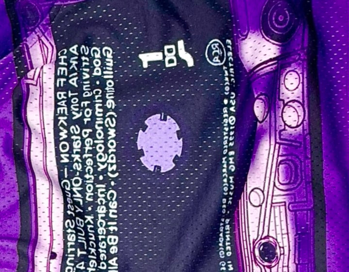 Purple Tape Mesh Basketball Shorts — Premium Materials