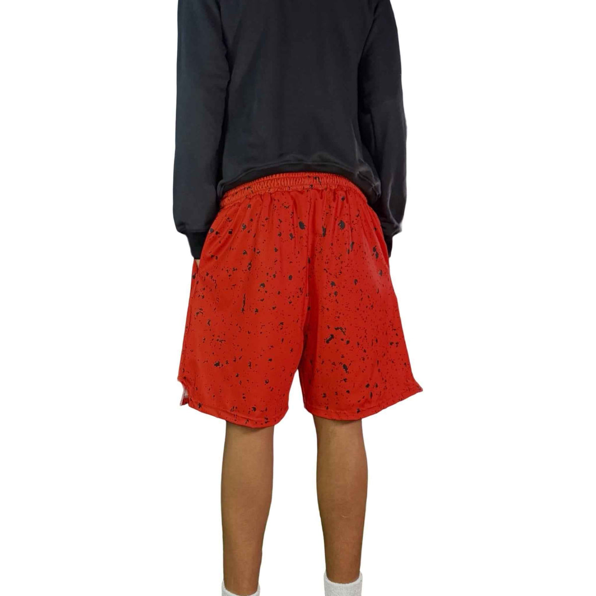 Charge Red Basketball Shorts — Soft Dry Fit