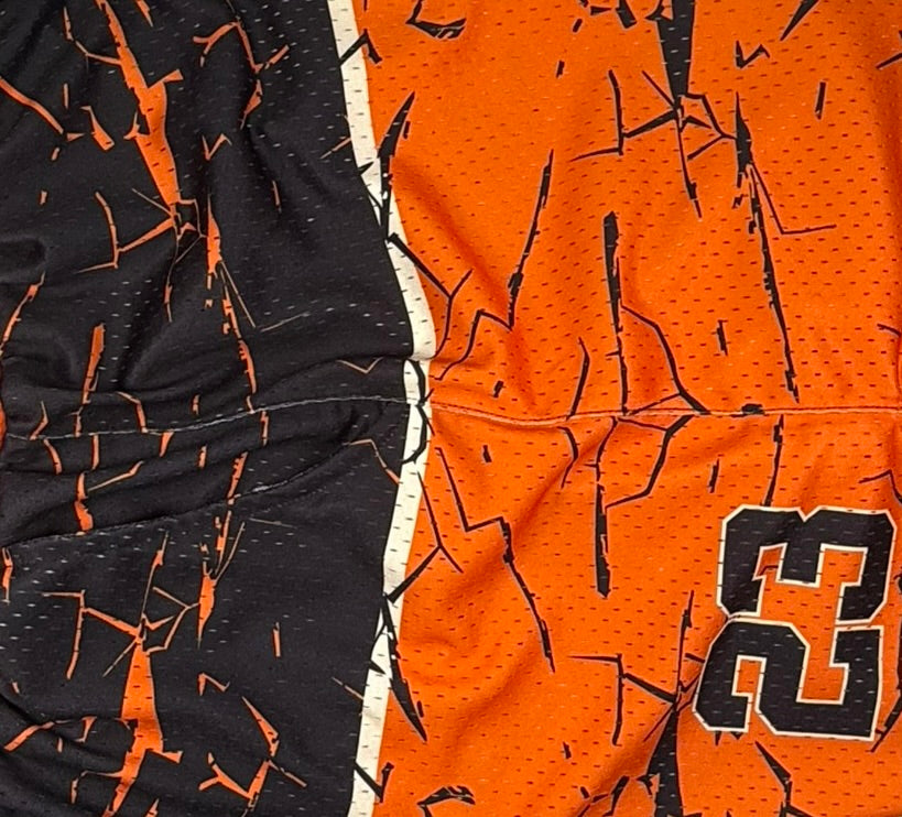 Shattered Mesh Basketball Shorts — Dry-Fit