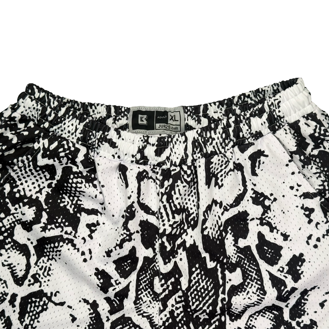 White Mamba 25 Soft-QD Basketball Shorts — Dry Technology